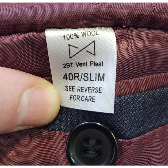 combatant gentlemen mezzanine mens 40 slim suit jacket made in Italy - Picture 8 of 11